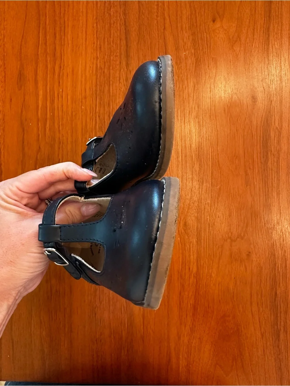 Footmates Navy Blue Mary Jane Shoes with Supportive Insole size 12